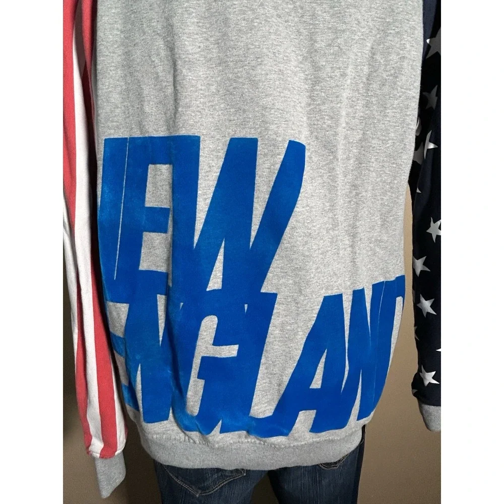 Post Game‎ American Flag New England Patriots Football NFL MED Sweatshirt Unisex